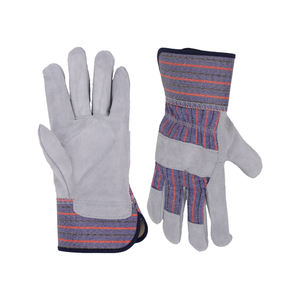 Guantes de Trabajo de Cuero Vacuno de Alta Calidad, Protección para las Manos, Logotipo Personalizado, Guantes Industriales - Product Image 1