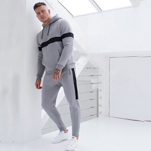 Survêtement en molleton pour hommes, tenue unisexe de Jogging à fermeture éclair, Logo personnalisé, vente en gros - Product Image 2
