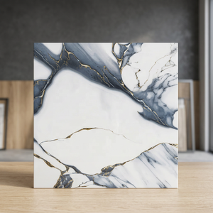 Carreaux de céramique en marbre de porcelaine blanche 40x40cm, antidérapants, rustiques, pour extérieur, parking, place publique, garage, carreaux hexagonaux 400x400mm - Product Image 5