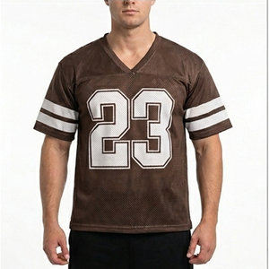 Quantité en gros, fabrication sur mesure, tissu en spandex/polyester pour football américain, séchage rapide, vente en gros au Pakistan, nom d'équipe personnalisé - Product Image 5