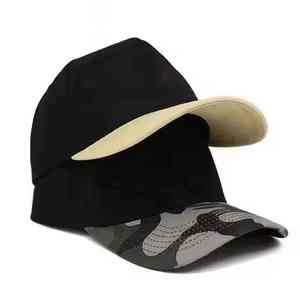 Custom Baseball Cap 5-panel Adjustable Cotton Unisex SOLID Color Breathable Waterproof Outdoor Hat - Product Image 3