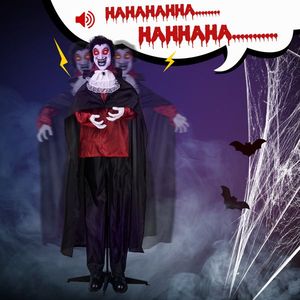 Decorazioni di Halloween per Esterni a Forma di Vampiro da 1,74 m, Decorazioni di Halloween di Qualità Premium per un Divertimento Spettrale! - Product Image 6