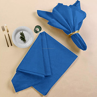 Ensemble Premium de 12 Serviettes en Tissu de Coton Biologique Écologique de Haute Qualité, Faites à la Main, 18x18 Pouces, Forme Carrée, Style Bohème, Personnalisables