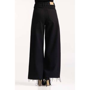 Best Price High Quality Plus Size Women's Vintage Eco-Friendly Breathable Streetwear Midweight Denim <b>Cargo</b> Pants Elastic Waist - Product Image 1