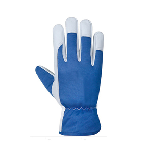Guantes de dedo completo, azul, blanco, poliéster, antideslizantes, para exteriores, unisex, para todas las estaciones - Product Image 1