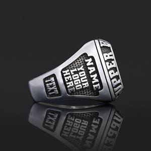 Bague d'École BOJ 024 Personnalisée en Argent et Diamant, Bague de Diplôme Universitaire Unisexe, Cadeau pour Fêtes et Occasions Spéciales IGI/ - Product Image 5