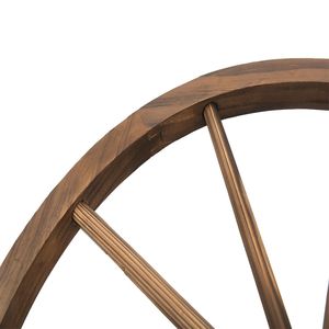 Ponte da Giardino in Legno da 1 Metro (3,3ft) con Base ad Arco per Paesaggistica e Pavimentazione - Product Image 6