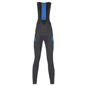 Cuissard à bretelles Unis, longueur longue, noir avec dos jaune, séchage rapide, évacuation de l'humidité, Spandex/Nylon, cuissard VTT personnalisé - Product Image 4