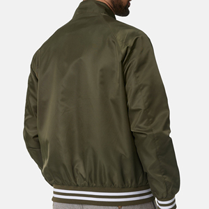 Chaqueta Bomber Personalizada Premium para Hombre, Estilo Urbano, Talla Grande, Venta al Por Mayor OEM - Product Image 3