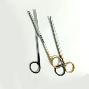 กรรไกรผ่าตัดเมทเซนบาุม ทังสเตนคาร์ไบด์เคลือบทองและดำ - Product Image 4