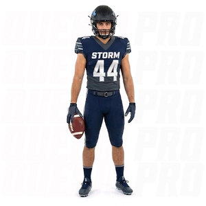 Uniformes de Fútbol Americano Personalizados al por Mayor para Equipos Adultos y Juveniles, Conjuntos de Práctica Sublimados, Camisetas Deportivas con Tackle Twill - Product Image 4