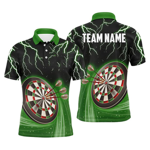 Maillot de sport personnalisé 2026 Hot Sale Dart pour joueur, maillot d'équipe uni à manches courtes, respirant, séchage rapide, en polyester - Product Image 3