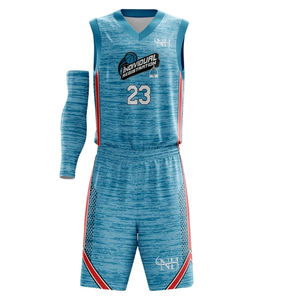 Uniformes de Baloncesto Más Vendidos, Ropa Deportiva, Conjuntos de Camisetas de Baloncesto para Entrenamiento, Uniformes de Baloncesto sin Mangas Lisos para Hombre - Product Image 2
