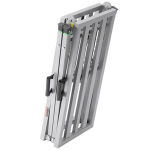 Piattaforma di Lavoro Regolabile a 4 Livelli, Portatile, Capacità di Carico 800 lb, Scala Pieghevole in Acciaio per Ponteggi - Product Image 1