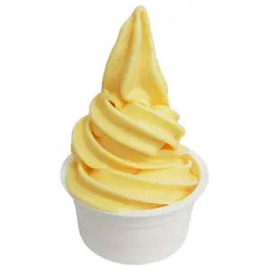 Peach Soft Serve Eiscreme Pulver Vor mischung