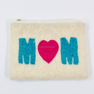 Bolso de Mano Magnético de Seda con Cuentas Florales Amarillas, Plegable, Hecho a Mano, con Lentejuelas en Forma de Flor, Color Azul Agua, Mini Bolso, Regalo de Primavera/Verano para Ella - Product Image 3