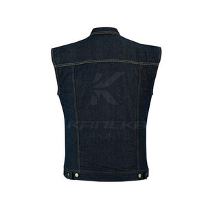 Chaleco Vaquero para Hombre 2026, Transpirable, Informal, para Invierno, con Abertura Frontal con Botones, 100% Algodón - Product Image 2