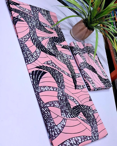 Tela de Sarga 100% Algodón con Estampado Africano y Ankara de Mozambique, Calidad de Exportación, para Ropa de Moda Infantil - Product Image 3