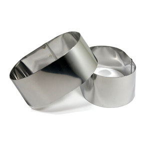 Stainless Steel Oval <b>Cake</b> Ring <b>Mold</b> Adjustable Non-Stick Eco-Friendly Handmade Baking Mould for Fondant Mousse and Pastries - Product Image 4