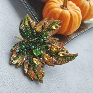 MD HANDICRAFTS Designer Hand Embroidered Beaded Brooch for <b>Women</b> 16-20y Colorful Handmade Embroidery-Gift <b>Wedding</b> Fashion - Product Image 5