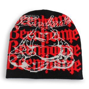 Unisex Knit Beanie <b>Winter</b> Warm Hat Custom Logo Soft Knit <b>Winter</b> <b>Cap</b> with Pattern Design Unisex Warm Street Style Beaded Beanies - Product Image 5