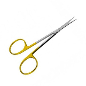 Ciseaux de tenotomie Stevens courbés 11 cm en carbure de tungstène et acier inoxydable, instrument chirurgical manuel de précision pour tissus, certifié CE, haute performance - Product Image 3