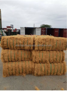 Vente en gros à prix compétitif de fibres de coco vierges cardées Eco2go Vietnam, super propres et douces, 18,5 microns - Product Image 3