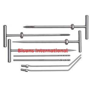 Kit d'instruments de retrait de ciment certifié CE Bisons International pour la révision de l'arthroplastie du genou, de la hanche et de l'épaule - Product Image 4