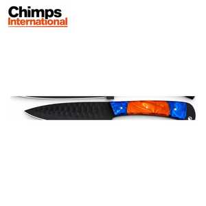 Ensemble de 6 couteaux de cuisine faits à la main avec manches en résine, design ambidextre, en acier inoxydable J2, couteaux de chef, à désosser et à hacher |   Vente en gros - Product Image 6