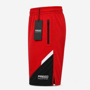 Shorts d'entraînement athlétiques pour hommes, respirants, séchage rapide, écologiques, anti-plis, avec dentelle, pour la course, la gym, le fitness, taille élastique, OEM ODM - Product Image 2