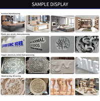 Travail du bois métal aluminium acrylique PVC MDF 3d gravure découpeuse 1325 CNC fraiseuse 1325 3D bois CNC routeur