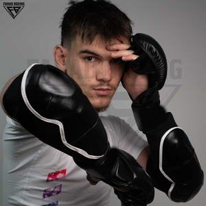 Service OEM ODM personnalisé, protections de coude de boxe robustes, réglables, durables, avec sangle sécurisée, mousse haute densité - Product Image 2