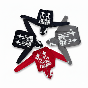 Sudadera con capucha para hombre, con cremallera completa, personalizada, con logotipo bordado, de todos los colores, tallas grandes, nuevo estilo, la más demandada, fabricada en fábrica, precio económico. - Product Image 2