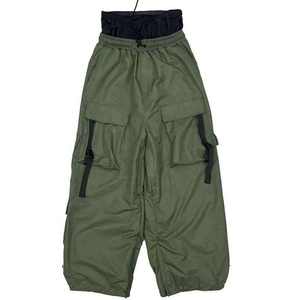 Pantalones de esquí negros holgados, cortavientos, para snowboard, térmicos, extragrandes, para hombre y mujer, para invierno, actividades al aire libre, estilo urbano - Product Image 5
