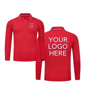 Men's White Long Sleeve Polo Shirt Embroidered Logo Front Casual Oxford Cotton Breathable Regular Fit - Product Image 4