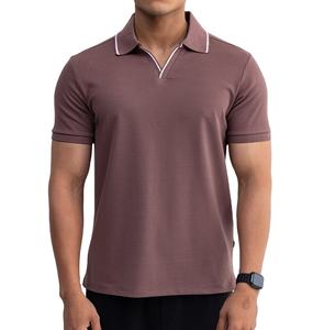 Camiseta Polo de calidad superior para hombre para adultos, camiseta Polo de algodón de talla grande para hombre, ropa de verano, diseño personalizado disponible sin cuello - Product Image 1