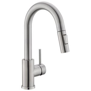 Rubinetto da Cucina Estraibile in Nichel Spazzolato con Doccetta, Rubinetto per Mini Bar e Lavello, e Rubinetto da Bagno di Kitchen Faucets - Product Image 3