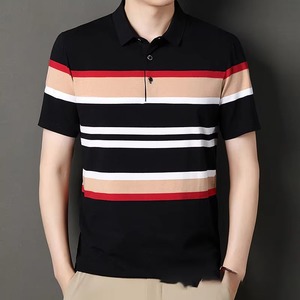 Polo de qualité supérieure, coupe ajustée, col à revers, design haut de gamme, broderie personnalisée avec logo OEM, design imprimé - Product Image 3