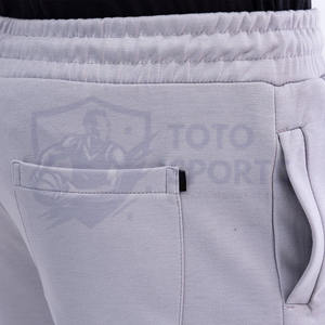 Short pour homme gris, doux, respirant, léger, de haute qualité, confortable, coupe ajustée, très vendu, élastique, vêtements de fitness, logo personnalisé - Product Image 2