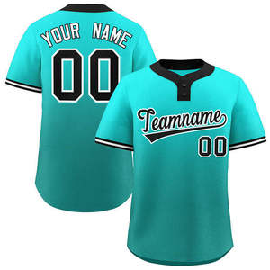 Customized <b>Baseball</b> Jersey Sublimated Button Up Sportswear High Quality Lightweight Activewear Training Shirts - Product Image 5