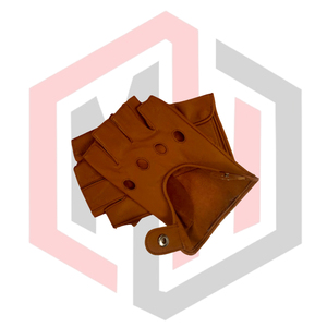 Guantes de Conducción sin Dedos de Cuero Genuino para Hombre y Mujer, Anticorte, Antideslizantes, Sin Silicona, Transpirables, Color Personalizado de Fábrica - Product Image 3