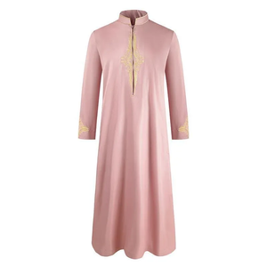 Nouvelle Arrivée Robe de Prière Ramadan Aïd Daffah Thobes Fabricant Services OEM Moderne 2026 Broderie Islamique Thobe Jubbah Pour Hommes - Product Image 1
