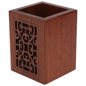 Wooden <b>Desk</b> Pen Organizer with Natural Finish Handcrafted Wood Pen Storage for <b>Office</b> <b>Desk</b> <b>Rustic</b> Wooden Holder for Pens and Pen - Product Image 5