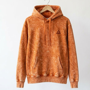 Sweat-shirts pour hommes effet délavé, tissu doux et confortable, look stylé, parfaits pour les tenues décontractées et la mode streetwear moderne. - Product Image 1