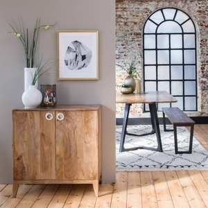 Mesa de comedor Vandana Solace Neo de madera de mango - Product Image 4