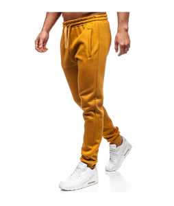 Pantalones Deportivos para Hombre 2026 con Logotipo Personalizado, Cintura Alta, Elásticos, de Algodón y Felpa, Transpirables, Lavados a Color, para Invierno, Venta al Por Mayor - Product Image 1