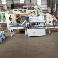Máquina Rebobinadora de Papel Higiénico Totalmente Automática con Control PLC, Caja de Cambios y Motor de 150-200 M/min para Fábrica de Papel