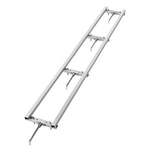 Système de guidage de fraisage en aluminium réglable de 9 pieds avec 4 kits de barres transversales pour scies à chaîne, rails de scierie et machines à scier le bois - Product Image 1