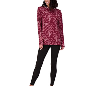<b>Women's</b> <b>Lightweight</b> Tie Dye Hoodie | Casual Long Sleeve Pullover <b>Sweatshirt</b> for Activewear & Everyday Wear - Product Image 3