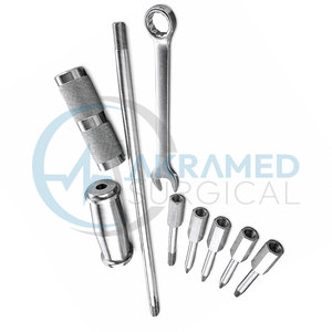 Juego de Extractores de Clavos Femorales Universales de Acero Inoxidable, Instrumento Quirúrgico Veterinario Ortopédico, Certificado CE, Reutilizable - Product Image 3